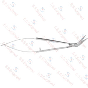 009-022-08 Micro Scissors Angled Extra Long