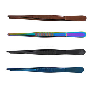 Thumb Tissue Forceps 5 Inch 1x2 Teeth Surgical Stainless Steel