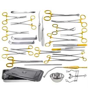 Premium Salaar Industry Stainless Steel General Surgery Clamp Set for Appendectomy and Hernia Operations with Lifetime Warranty